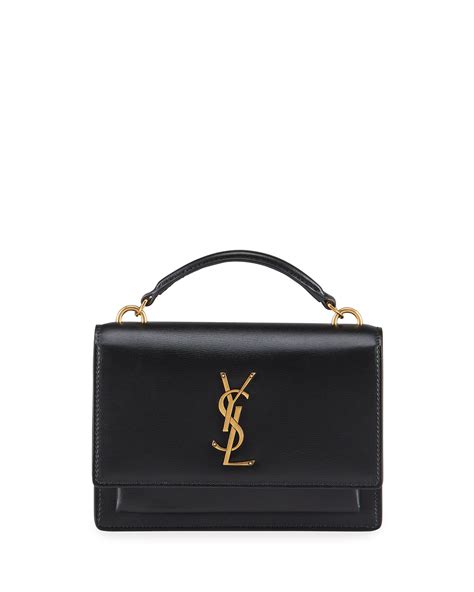 sunset ysl monogram wallet on chain golden hardware